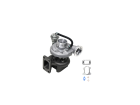 Turbina MWM para Volkswagen 13-180 Constellation 4.12TCE X12 2006 até 2011 - Cod. 955292010099E